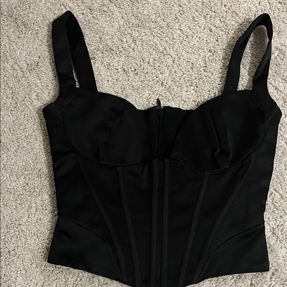 House of CB Black Corset Top - Picture 2 of 4